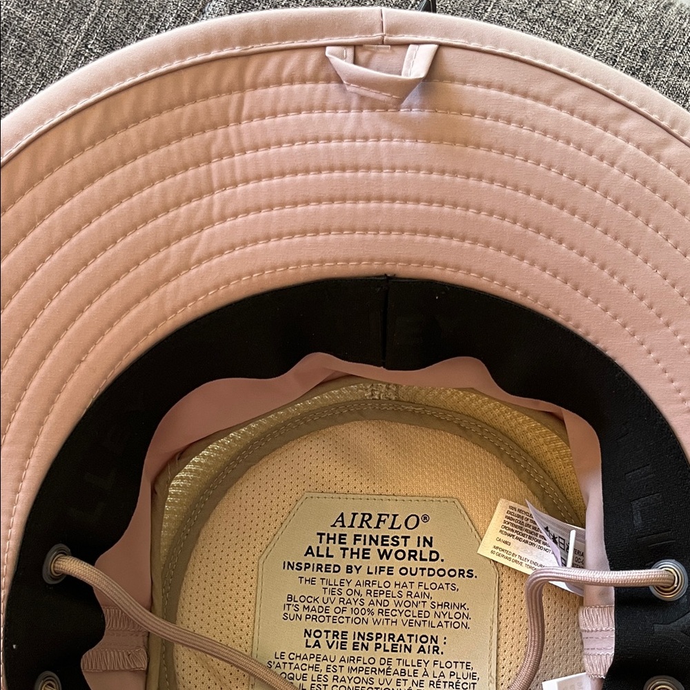 Tilley Women's Soft Mauve Airflo Sun Hat - Picture 6 of 6